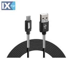 Καλώδιο USB Σε Micro-Usb Lampa 2 Μέτρα Μαύρο 38921 38921