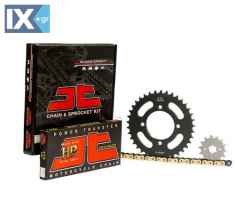 Σετ γρανάζια αλυσίδα JT Χρυσή O'Ring YAMAHA CRYPTON-X 135 PWVYCRYPTON135