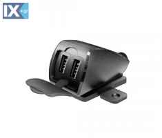 Φορτιστής USB Lampa Trek 2 12/24V 5400MA Αδιάβροχος 38827