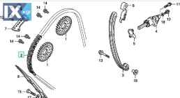 Καδένα Εκκεντροφόρου Honda CBR1000RR 14401-MFL-003