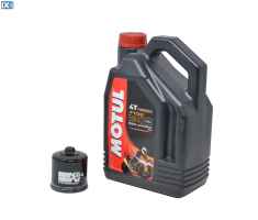 Πακέτο Service MOTUL 7100 5w-40 Με Φίλτρο Λαδιού ΚΝ160 4L 205404L160