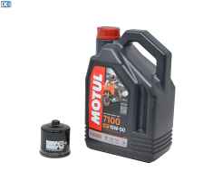 Πακέτο Service MOTUL 7100 15w-50 Με Φίλτρο Λαδιού ΚΝ138 4L 2015504L138