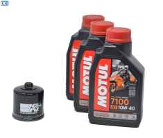 Πακέτο Service MOTUL 7100 10w-40 Με Φίλτρο Λαδιού ΚΝ160 3L 2010403L160