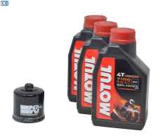 Πακέτο Service MOTUL 7100 5w-40 Με Φίλτρο Λαδιού ΚΝ160 3L 205403L160