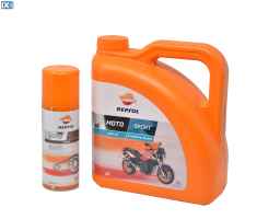 Πακέτο Repsol Smarter Ημι-συνθετικό 10W-40 Μαζί Με Λιπαντικό Σπρέι Αλυσίδας REPSOL-4L-CHAIN-KIT