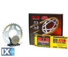 Σετ γρανάζια αλυσίδα DID - JT HONDA SUPRA-X Helmin KDIDPHSUPRAX420