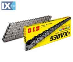 Αλυσίδα κίνησης DID X’ring ενισχυμένη μαύρη 530VX3 Χ 108 DID530VX108