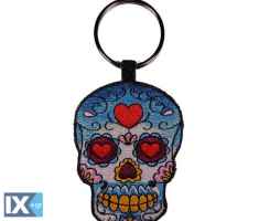 Μπρελόκ Κλειδιών Skull Love Υφασμάτινο SK014