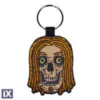 Μπρελόκ Κλειδιών Skull Rasta Υφασμάτινο SK002
