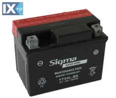 Μπαταρία Μοτοσυκλέτας Sigma YTX4L-BS 3Ah SB-YTX4L-BS