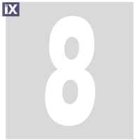 Αυτοκόλλητο Lampa Spell-It Λευκό Χρώμα Νo8 90378