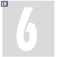 Αυτοκόλλητο Lampa Spell-It Λευκό Χρώμα Νo6 90376