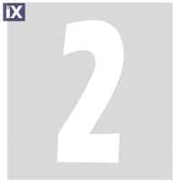 Αυτοκόλλητο Lampa Spell-It Λευκό Χρώμα Νo2 90372