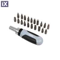 Κατσαβίδι Καστάνια Σετ Lampa Με 21 Τεμ. Ανταλλακτικές Μύτες 59552