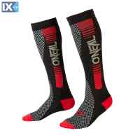 Κάλτσες Oneal Stripe V.22 MX Perormance Μαύρο Κόκκινο ONLUNISOC09