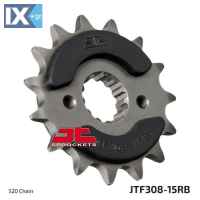 Γρανάζι εμπρόσθιο JT JTF308.15RB 15 Δόντια Με Λάστιχο 308.15RB