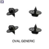 Κουμπώματα Κλιπς Για Πατάκια Universal - 4 Τεμ. 22999