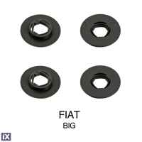 Κουμπώματα Κλιπς Για Πατάκια Fiat (Στρογγυλά Μεγάλα) - 4 Τεμ. 22997