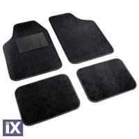 Πατάκια ΜΟΚΕΤΑ+PVC COSMO 45x66+45x33 4τεμ. Μαύρο 25100