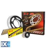 Σετ Γρανάζια-Αλυσίδα κινήσεως DID-JT για Yamaha TRACER900 18-20 Χρυσή Αλυσίδα X 'ring (VX) QYTR900VXG65