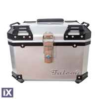 Βαλίτσα Falcon Τετράγωνη 45 Λίτρα Με Μαξιλάρι Ασημί F0201045S