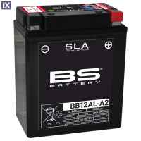 Μπαταρία Μοτοσυκλέτας SLA BS Battery BB12AL-A2(YB12AL- A2) 12.6Ah BB12AL-A2 SLA