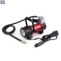 Κομπρεσέρ Αέρος Amio Μεταλλικό ACOMP-06 12V 100psi 7bar 28l/min Φακό LED 02180