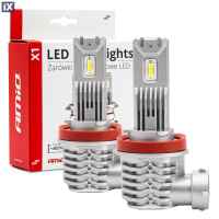 Λάμπες LED Σετ AMIO H8/Η9/Η11 10-16V 40W 6.500K 4400lm (ΨΥΚΤΡΑ) X1 SERIES 2ΤΕΜ. 02967