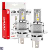 Σετ Λάμπες LED Amio H4 10-16V 72W 6.500K 7920lm CANBUS  2ΤΕΜ. 02972