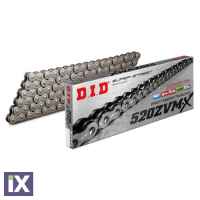 Αλυσίδα Κίνησης DID ZVMX X’Ring Σούπερ Ενισχυμένη 520 Χ 118 Μαύρη 520ZVMX118