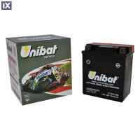 Μπαταρία UNIBAT CTZ8V-BS (YTZ8V) -+ με Υγρά 7Ah CCA120 CTZ8V-BS