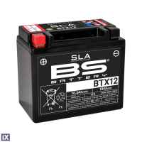Μπαταρία Μοτοσυκλέτας SLA BS Battery BTX12 ( YTX12-BS ) 10.5Ah BS-BTX12-SLA