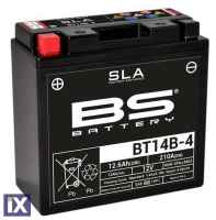 Μπαταρία Μοτοσυκλέτας SLA BS Battery BT14B4FA (YT14B-4) 12.6Ah 300644