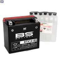 Μπαταρία Μοτοσυκλέτας BS Battery BTX14BS (YTX14-BS) 12.0 Ah 300604