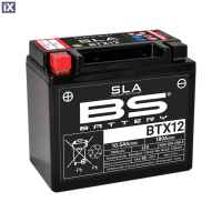 Μπαταρία Μοτοσυκλέτας SLA BS Battery BTX12 ( YTX12-BS ) 10.5Ah 300680