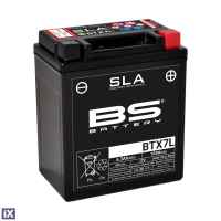 Μπαταρία Μοτοσυκλέτας  SLA BS Battery BTX7L ( YTX7L-BS ) 6.3Ah 300673