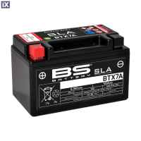 Μπαταρία Μοτοσυκλέτας SLA BS Battery BTX7A ( YTX7A-BS ) 6.3Ah 300672