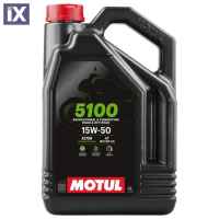 Λάδι κινητήρα μοτοσυκλέτας MOTUL 5100 15W-50 MA2 4L 104083