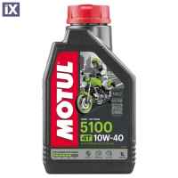 Λάδι κινητήρα μοτοσυκλέτας MOTUL 5100 10W-40 MA2 1L 104066