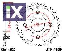 Γρανάζι πίσω JT JTR1509 41 Δόντια 1509.41