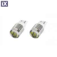 Λαμπάκι Standard Vertex T10 W5W LED 12V 0,4W 5600K 3 LED 01098/AM