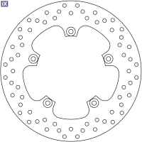 Εμπρός Δισκόπλακα FERODO Για Yamaha X-MAX 300 FMD0482R