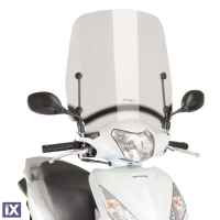 Ζελατίνα PUIG 9342W T.S. Διάφανη Για HONDA VISION 110 18-24 9342W