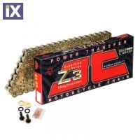 Αλυσίδα JT Z3 X-Ring 525 Νίκελ-Χρυσή 124 Links JTC525Z3GS124RL