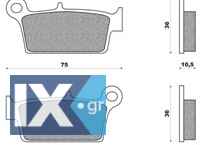 Σετ τακάκια φρένου μεταλικά XR 650 R (99) 01FD114S2