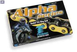 Αλυσίδα κίνησης TSUBAKI X’ring χρυσή 520 XRG X 114 (alpha 2ο στάδιο 80hp) TSU520 ALPHA