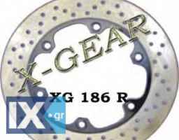 Δισκόπλακα πίσω X-GEAR  HONDA PACIFIC COAST 800 89-92 / CBR 1000 F 87-92 XG186r