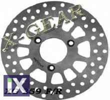 Δισκόπλακα εμπρός και πίσω PEUGEOT EJYSTAR 50 02-07 XG259fr