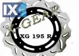 Δισκόπλακα πίσω X-GEAR CAGIVA WMX 125 87-92 / HUSABERG FE 400 98-99 XG195r