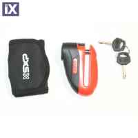 Λουκέτο δισκοφρένου μοτοσυκλέτας SXP 501J κόκκινο με 10mm πείρο 501J_red